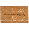 Personalized Bunny Sketches Doormat