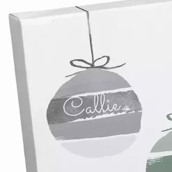 Personalized Family Ornaments Canvas Art Print