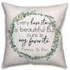 Personalized Favorite Love Story Pillow