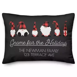 Personalized Gnome For The Holidays Outdoor Pillow