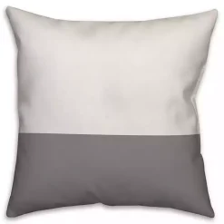 Personalized Gray and White Our Home Pillow