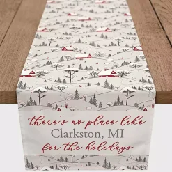 Personalized Home For The Holidays Table Runner