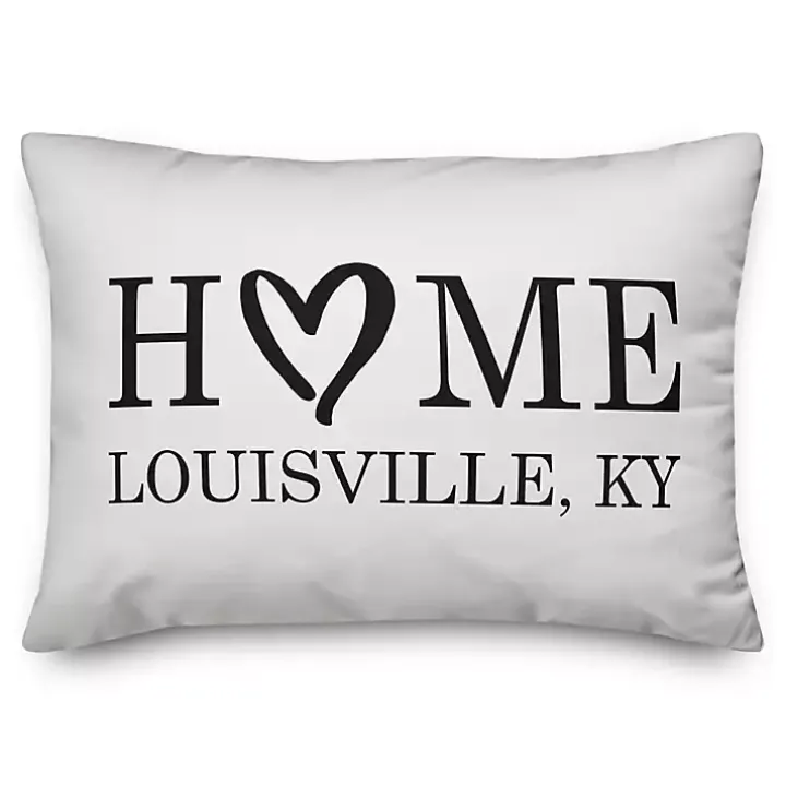Personalized Home Heart Location Pillow