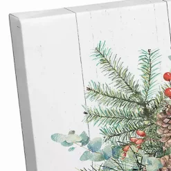 Personalized Joyful Mittens Canvas Art Print