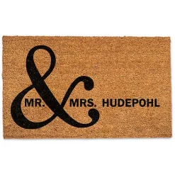 Personalized Mr. & Mrs. Coir Doormat
