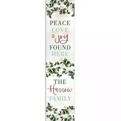 Personalized Peace Love & Joy Porch Board