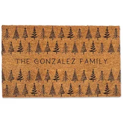 Personalized Tree Doodle Doormat