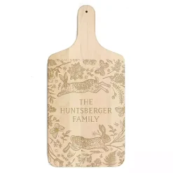 Personalized Vintage Bunnies Maple Serving Board