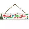 Personalized Welcome to Whoville Wall Plaque