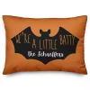 Personalized We're A Little Batty Outdoor Pillow