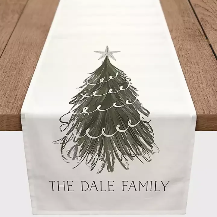 Personalized Wispy Tree Table Runner, 72 in.