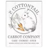 Peter Cottontail Carrot Company Canvas Art Print