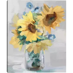 Petite Fleurs Sunflower II Canvas Art Print, 16x20