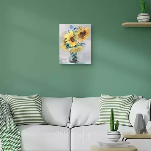 Petite Fleurs Sunflower II Canvas Art Print, 16x20