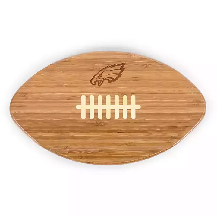 Philadelphia Eagles Bamboo Football Cutting Board
