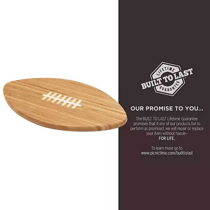 Philadelphia Eagles Bamboo Football Cutting Board