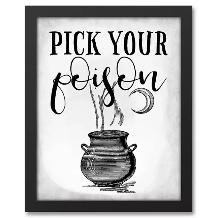 Pick Your Poison Halloween Wall Art