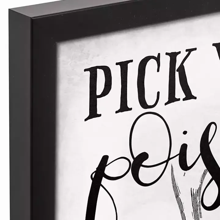 Pick Your Poison Halloween Wall Art