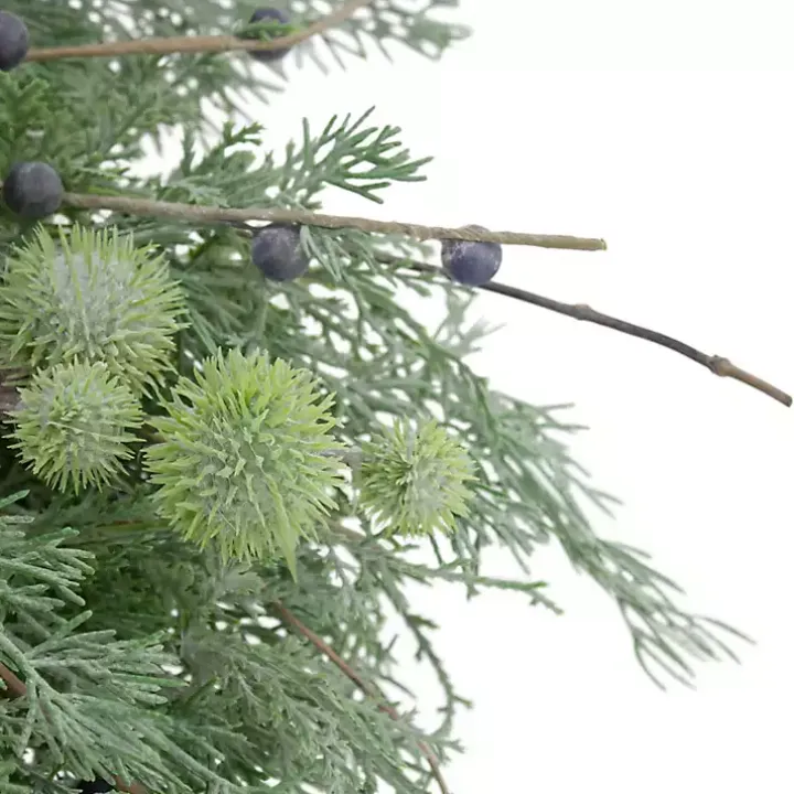 Pine and Blueberry Wreath
