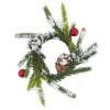 Pineberry Christmas Wreath Napkin Rings, Set of 4