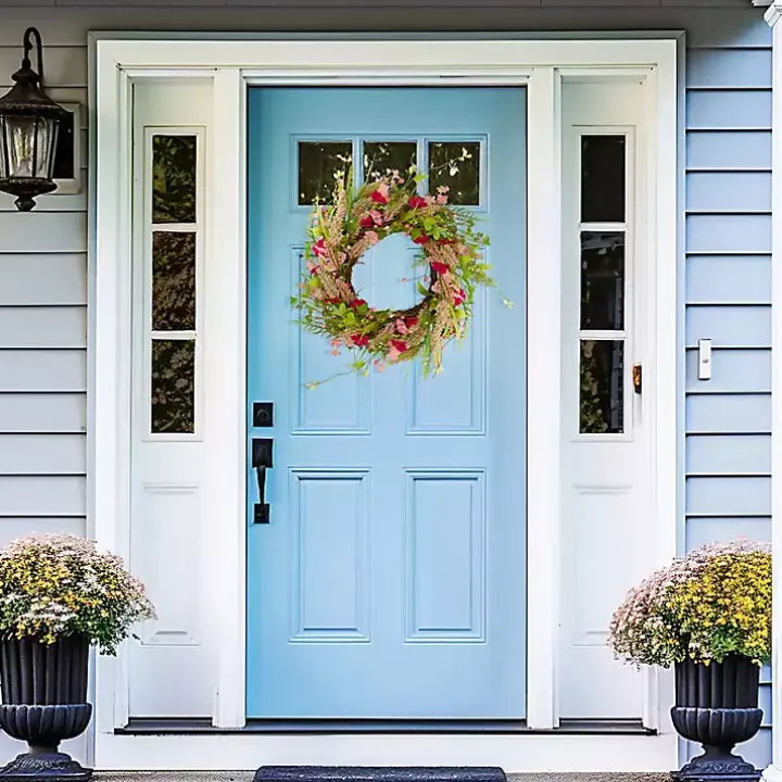 Pink Berry Floral Wreath