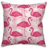Pink Buffalo Check Flamingo Outdoor Pillow
