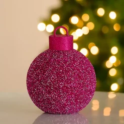 Pink Confetti Glitter Ornament, 10 in.
