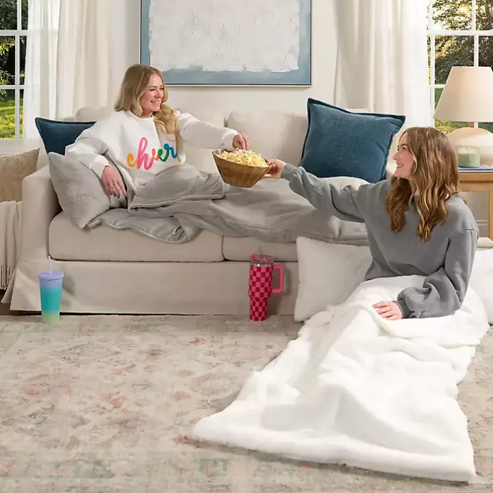 Pink Faux Fur Slumber Bag