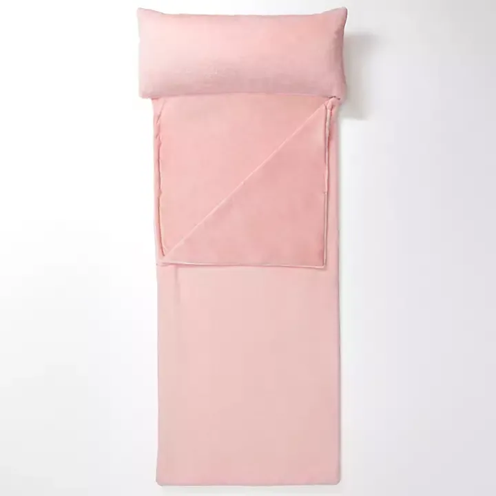 Pink Faux Fur Slumber Bag