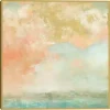 Pink Mist Framed Canvas Art Print