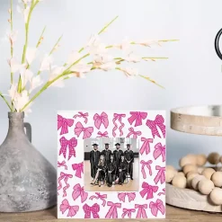 Pink Preppy Bows Picture Frame