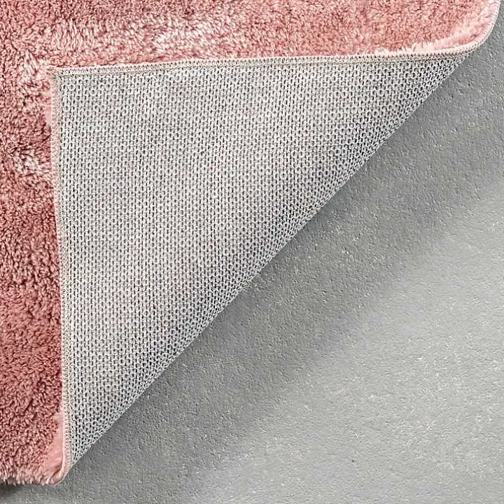 Pink Shag Washable Area Rug, 5x8
