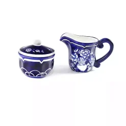 Pip Vintage Blue Floral 2-pc. Sugar & Creamer Set