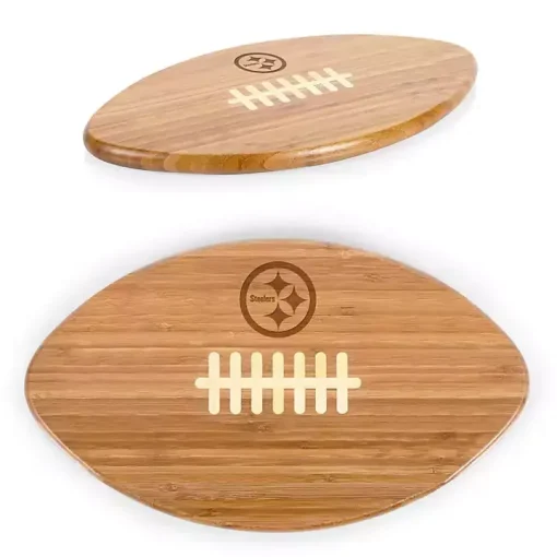 Pittsburgh Steelers Bamboo Football Cutting Board