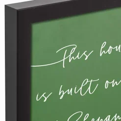 Plaid Love & Shenanigans Framed Canvas Wall Art