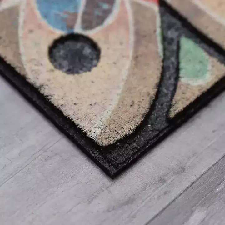 Playful Medallion Welcome Doormat