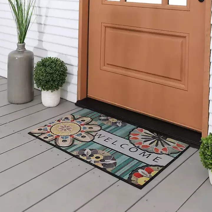 Playful Medallion Welcome Doormat