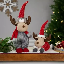 Plush Laying Moose Decoration