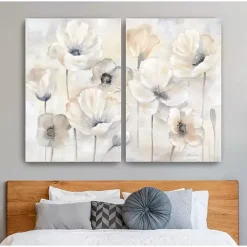 Poppy Garden Landscape Canvas Art Prints, 32x48