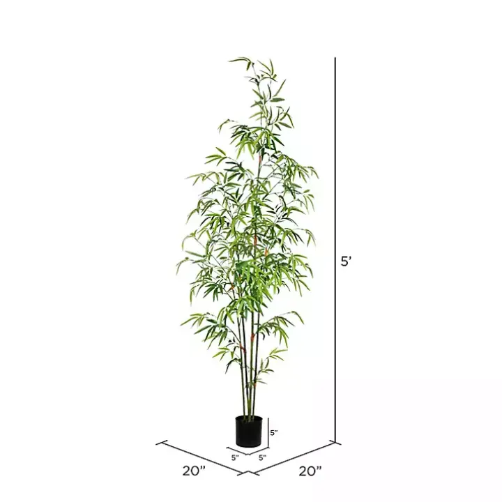 Potted Bamboo Tree, 5 ft.