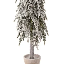 Potted Soft Touch Snowy Norfolk Pine Tree, 48 in.