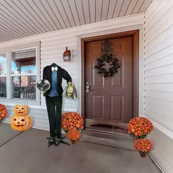 Pre-Lit Animated Headless Man Outdoor Decoration