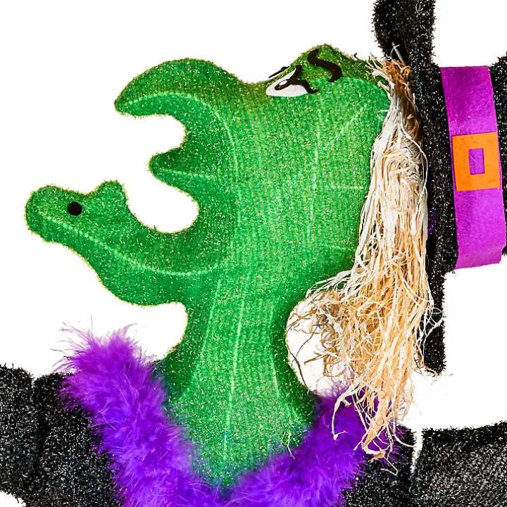 Pre-Lit Cackling Witch Outdoor Decoration