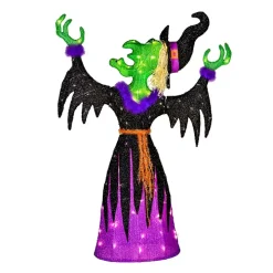 Pre-Lit Cackling Witch Outdoor Decoration