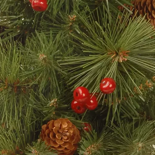 Pre-Lit Christmas Tree and Wreath 4-pc. Set