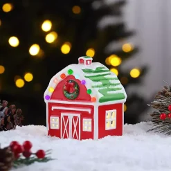 Pre-Lit Nostalgic Christmas Barn