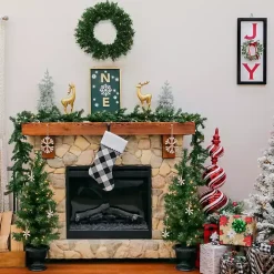 Pre-Lit 3-pc. Christmas Greenery Set