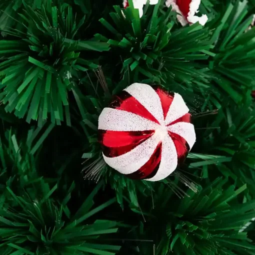 Pre-Lit Poinsettia Christmas Tree Arrangement