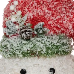 Pre-Lit Snowman with Frosted Hat Tree Topper