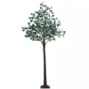 Pre-Lit Warm LED Eucalyptus Plant, 6 ft.